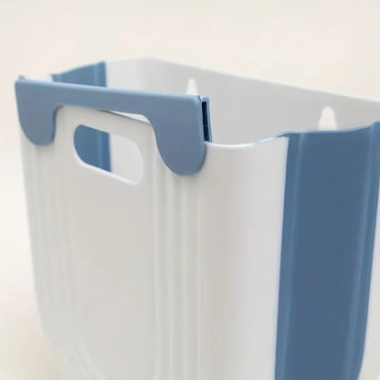 Hanging Kitchen Trash Can, Collapsible Trash Can for Kitchen, Wall Mounted Foldable Small Garbage Can Compost Bin for Home