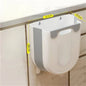 Hanging Kitchen Trash Can, Collapsible Trash Can for Kitchen, Wall Mounted Foldable Small Garbage Can Compost Bin for Home
